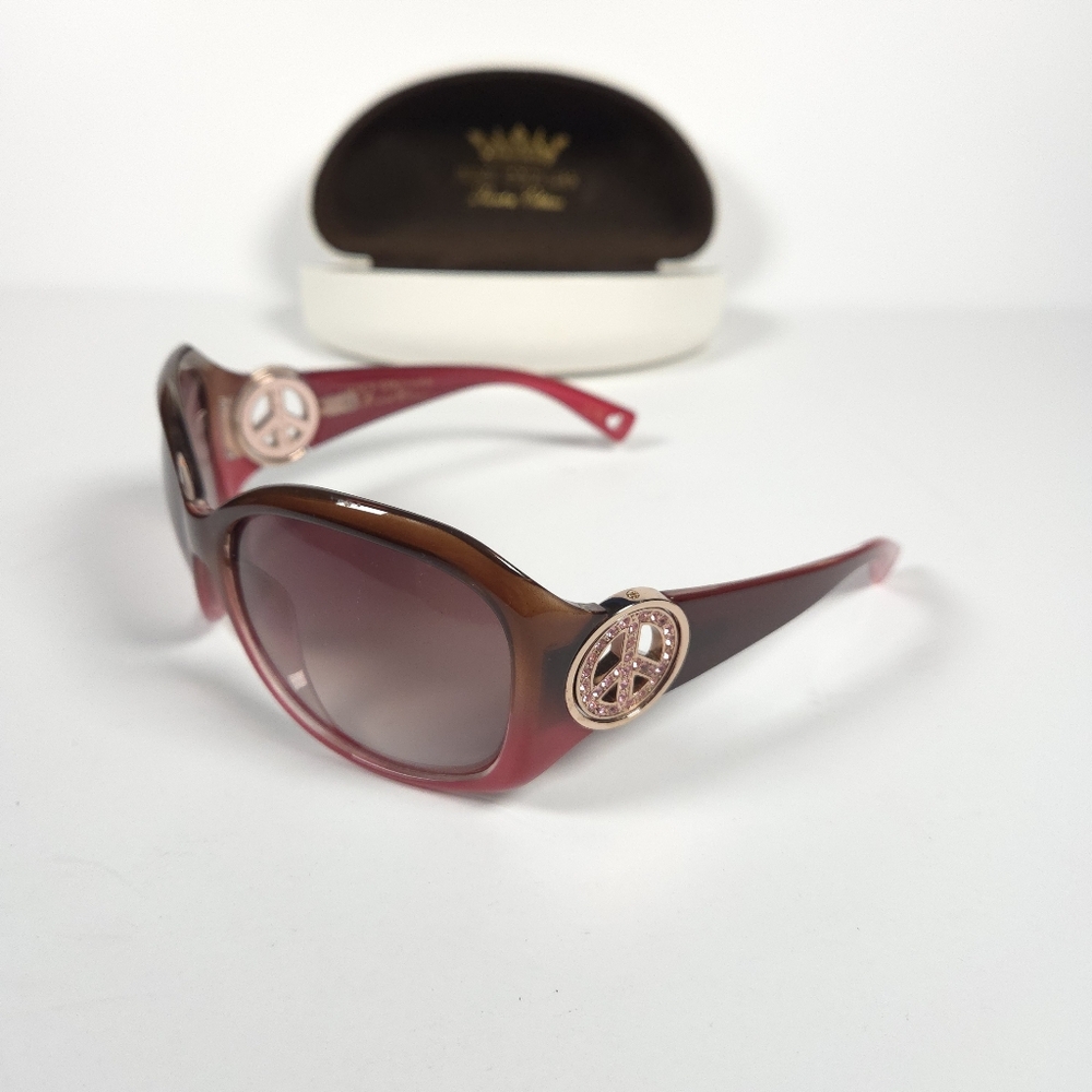 Juicy Couture Limited Edition Sunglasses BFFSTRASS/S Brown Pink Fade Great Cond.